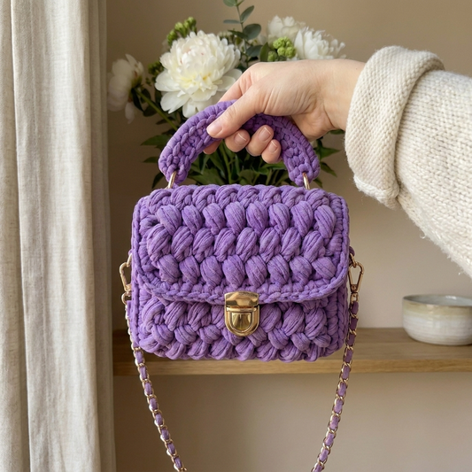 Sac à main en crochet fait main — Camille Crochet